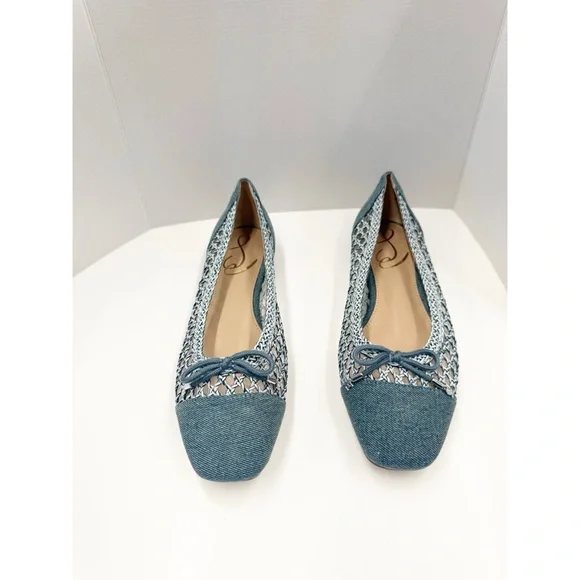 NWOT Sam Edelman Newblue Woven May Flats, Size 6.5 - Picture 3 of 9